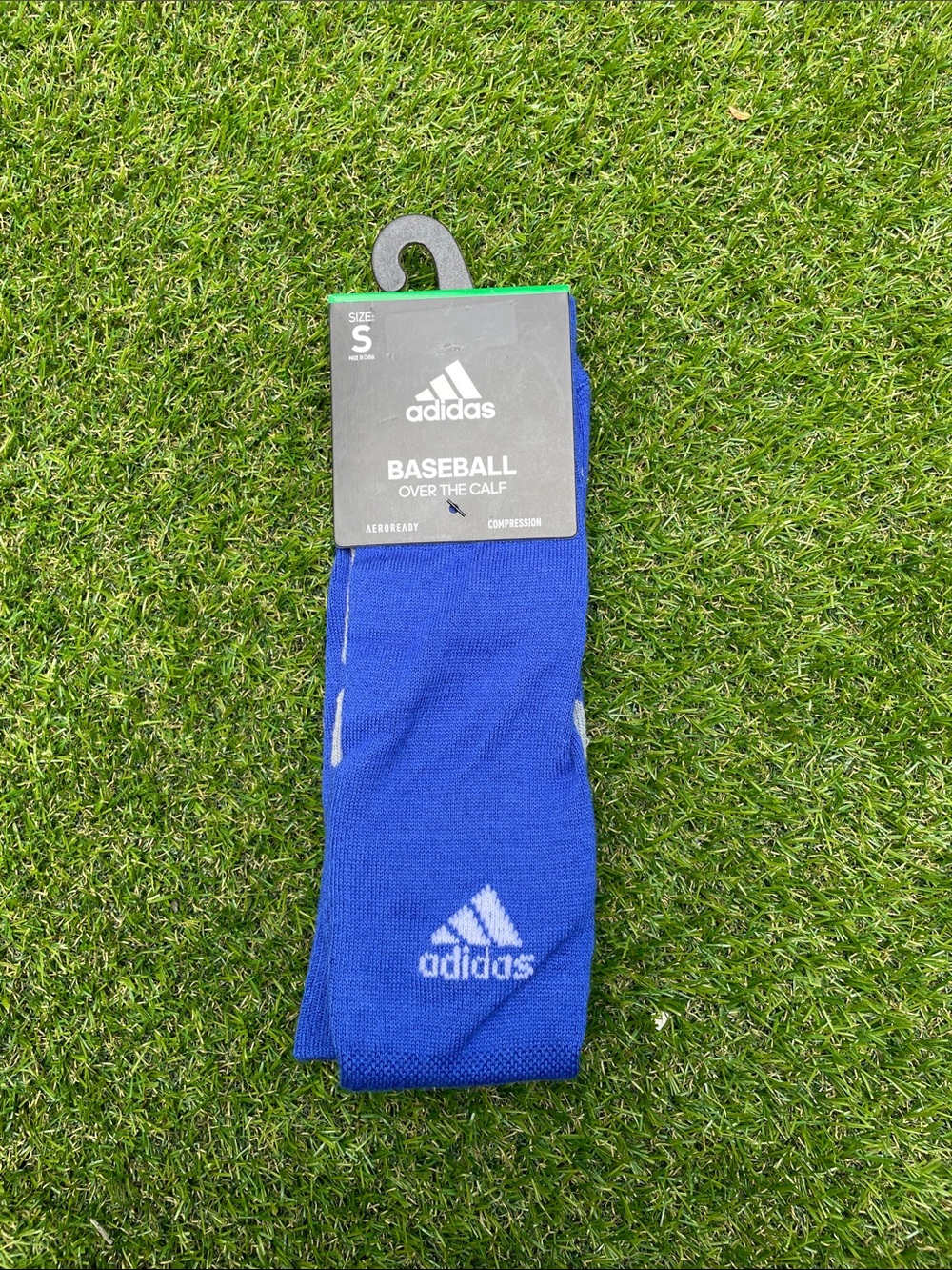 adidas Over-The-Calf Athletic Baseball Socks - Royal Blue